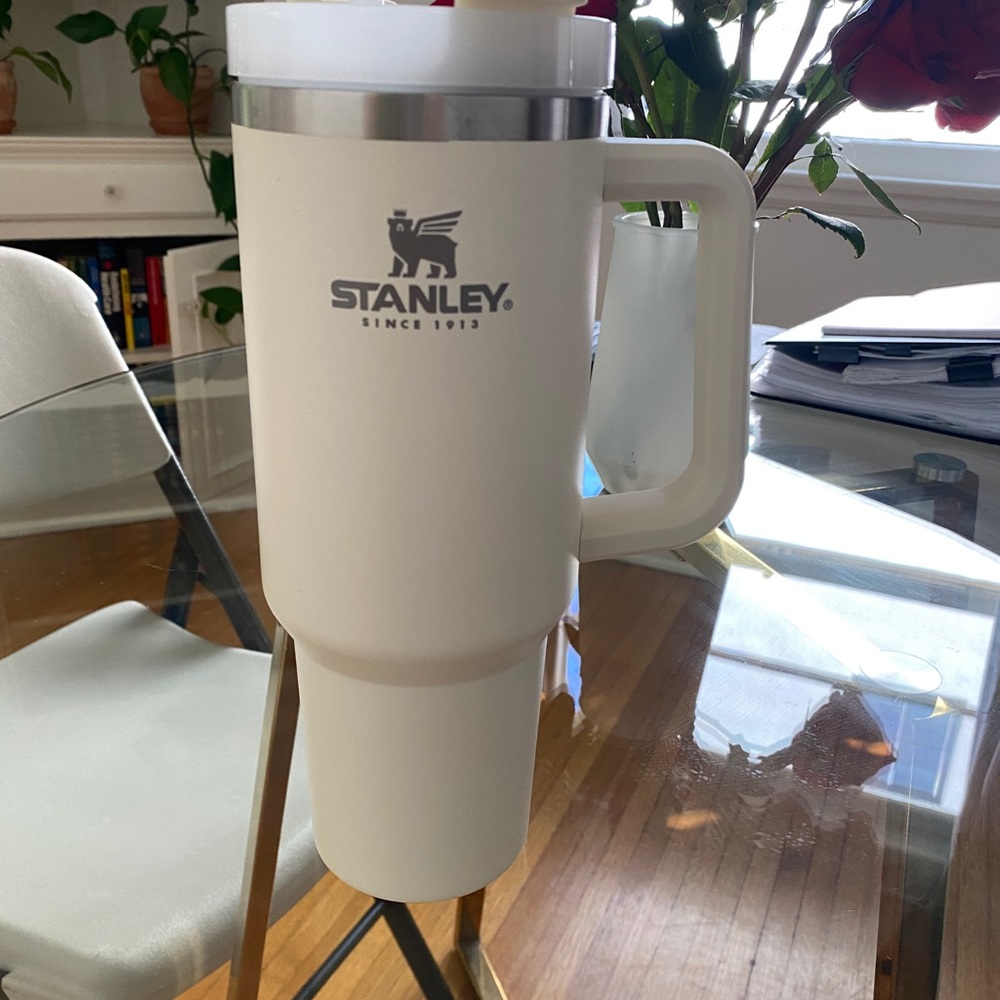40 Ounce White Stanley Cup